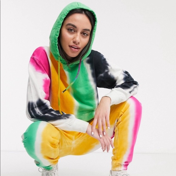 Chinatown Market Tie Dye Hoodie - Picture 1 of 12